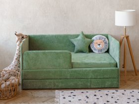 Диван-кровать Happy (зеленый) в Болотном - bolotnoe.mebel-nsk.ru | фото