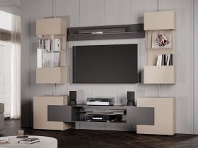 Гостиная Фэнтези (кашемир/графит) в Болотном - bolotnoe.mebel-nsk.ru | фото