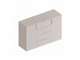Комод с 4 ящ., 2створ. «Тефия» (тефия/софт сантьяго) в Болотном - bolotnoe.mebel-nsk.ru | фото