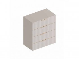Комод с 4 ящ. «Тефия» (тефия/софт сантьяго) в Болотном - bolotnoe.mebel-nsk.ru | фото