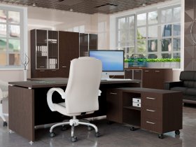 Комплект офисной мебели Президент-ПРО в Болотном - bolotnoe.mebel-nsk.ru | фото