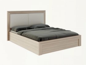 Кровать двуспальная с подъем. мех. 1,6м  Глэдис М32 в Болотном - bolotnoe.mebel-nsk.ru | фото