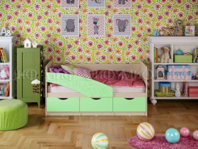 Кровать детская Бабочки 1,8 м в Болотном - bolotnoe.mebel-nsk.ru | фото