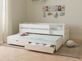 Кровать двухуровневая с ящиками «Лапландия» в Болотном - bolotnoe.mebel-nsk.ru | фото