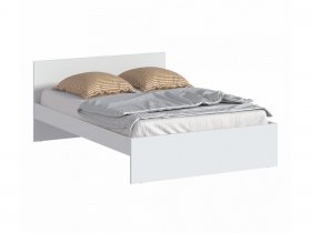 Кровать двуспальная 1,4м Бруклин СБ-3353 (белый) в Болотном - bolotnoe.mebel-nsk.ru | фото