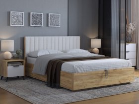 Кровать двуспальная 1,6м Юлия в Болотном - bolotnoe.mebel-nsk.ru | фото