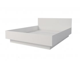 Кровать двуспальная Мебелевс 1,6 м (белый) в Болотном - bolotnoe.mebel-nsk.ru | фото