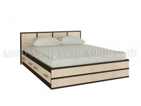 Кровать двуспальная Сакура 1,4 м в Болотном - bolotnoe.mebel-nsk.ru | фото
