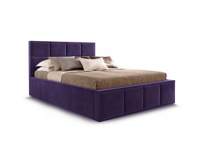 Кровать мягкая 1,6 Октавия стандарт, вар.3 в Болотном - bolotnoe.mebel-nsk.ru | фото