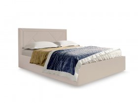 Кровать мягкая 1,6 Сиеста стандарт, вар.2 в Болотном - bolotnoe.mebel-nsk.ru | фото