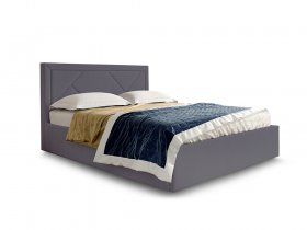 Кровать мягкая 1,6 Сиеста стандарт, вар.3 в Болотном - bolotnoe.mebel-nsk.ru | фото
