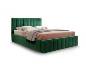 Кровать мягкая 1,6 Вена стандарт, вар.1 в Болотном - bolotnoe.mebel-nsk.ru | фото