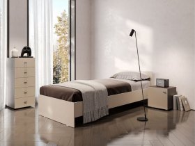 Кровать односпальная 0,9м Гиза в Болотном - bolotnoe.mebel-nsk.ru | фото