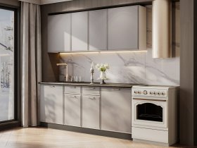 Кухонный гарнитур «Адель» 2,0м (нео) в Болотном - bolotnoe.mebel-nsk.ru | фото