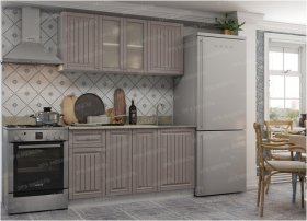 Кухонный гарнитур Хозяюшка 1,5 м (МФ) в Болотном - bolotnoe.mebel-nsk.ru | фото