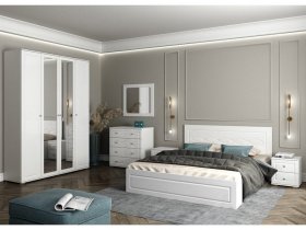 Модульная спальня Барселона (Хандис) в Болотном - bolotnoe.mebel-nsk.ru | фото