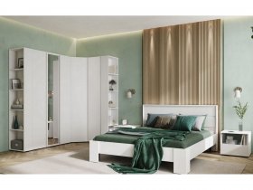 Модульная спальня Хелен (белый) в Болотном - bolotnoe.mebel-nsk.ru | фото