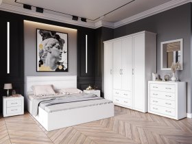 Модульная спальня Леньяна в Болотном - bolotnoe.mebel-nsk.ru | фото