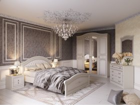 Модульная спальня Николь (Мебельград) в Болотном - bolotnoe.mebel-nsk.ru | фото