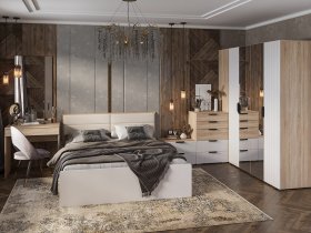 Модульная спальня Норд в Болотном - bolotnoe.mebel-nsk.ru | фото
