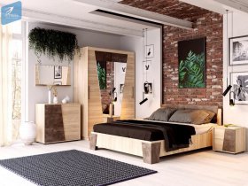 Модульная спальня Санремо в Болотном - bolotnoe.mebel-nsk.ru | фото