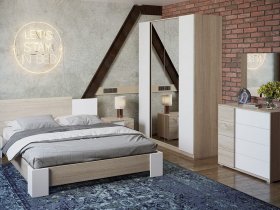 Модульная спальня «Валери» в Болотном - bolotnoe.mebel-nsk.ru | фото
