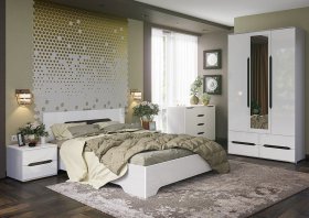 Модульная спальня Валирия в Болотном - bolotnoe.mebel-nsk.ru | фото