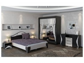 Модульная спальня Верона (Линаура) в Болотном - bolotnoe.mebel-nsk.ru | фото