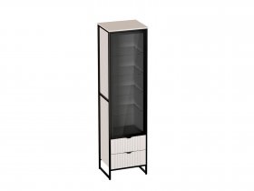 Шкаф 1 дв 2 ящ Нора (персидский жемчуг) (гостиная) в Болотном - bolotnoe.mebel-nsk.ru | фото