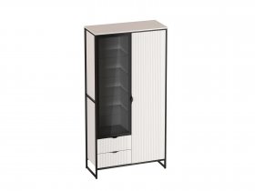 Шкаф 2 дв 2 ящ Нора (персидский жемчуг) (гостиная) в Болотном - bolotnoe.mebel-nsk.ru | фото