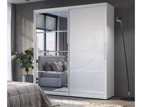 Шкаф-купе Крафт-6 2,0м (белый) в Болотном - bolotnoe.mebel-nsk.ru | фото