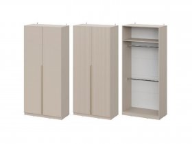 Шкаф ШК-100 Эккервуд (меланж) в Болотном - bolotnoe.mebel-nsk.ru | фото