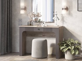 Стол туалетный СТ-02 Кассандра (дуб смоки/MF14) в Болотном - bolotnoe.mebel-nsk.ru | фото